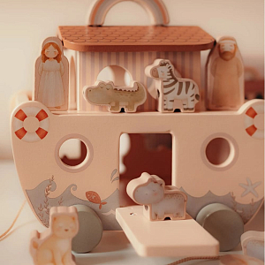 Ковчег деревянный Mrs. Ertha "Noah's Ark", бежевый